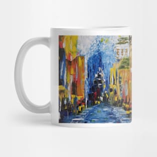 Colorful City Painting, Modern Art, Modern City Art, Abstract NYC, NYC artwork, Manhattan artwork, city decor, NY art Mug